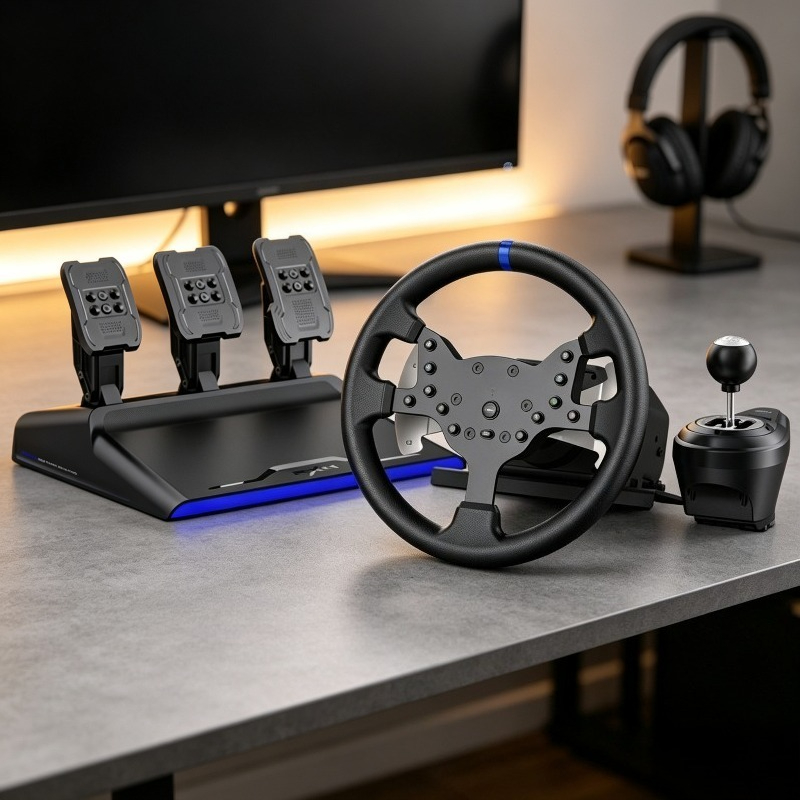 Pc Gaming Ps5 - V99 3.2Nm Force Feedback Racing Steering