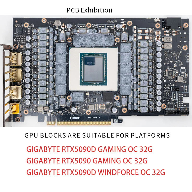 Bykski N-GV5090DWF-X GPU Block - Pc Gaming Graphics Card 评论和价格