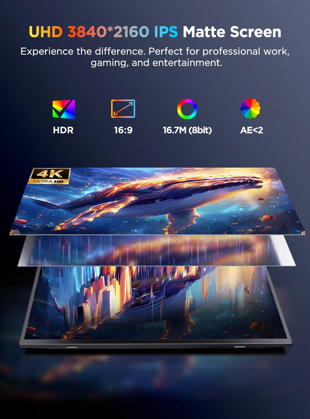 UPERFECT UColor J1 4K Touch Sc - Pc Gaming Y Monitor 评论和价格