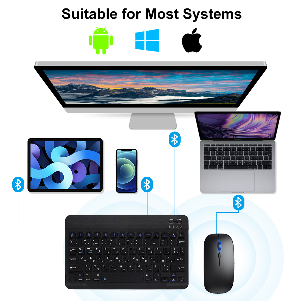 Bluetooth Keyboard and Mouse F - Pc Gaming Samsung 评论和价格