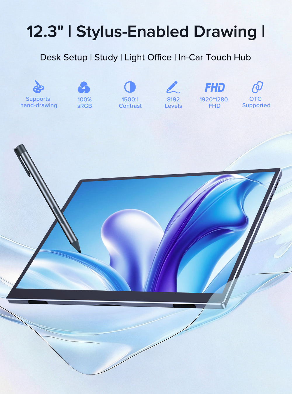 UPERFECT Touch Portable Monito - Pc Gaming Y Monitor 评论和价格