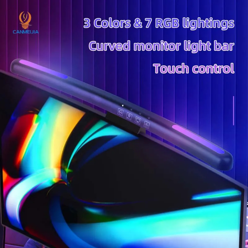 Curved LED Monitor Light Bar U - Pc Gaming Essentials 评论和价格