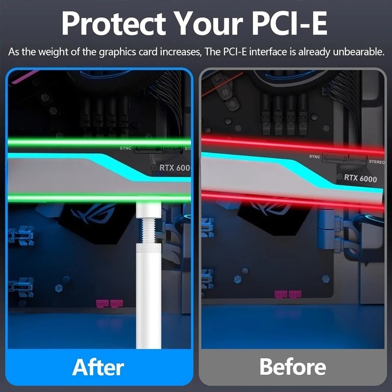 Aluminum GPU Anti Sag Bracket, - Pc Gaming Graphics Card 评论和价格