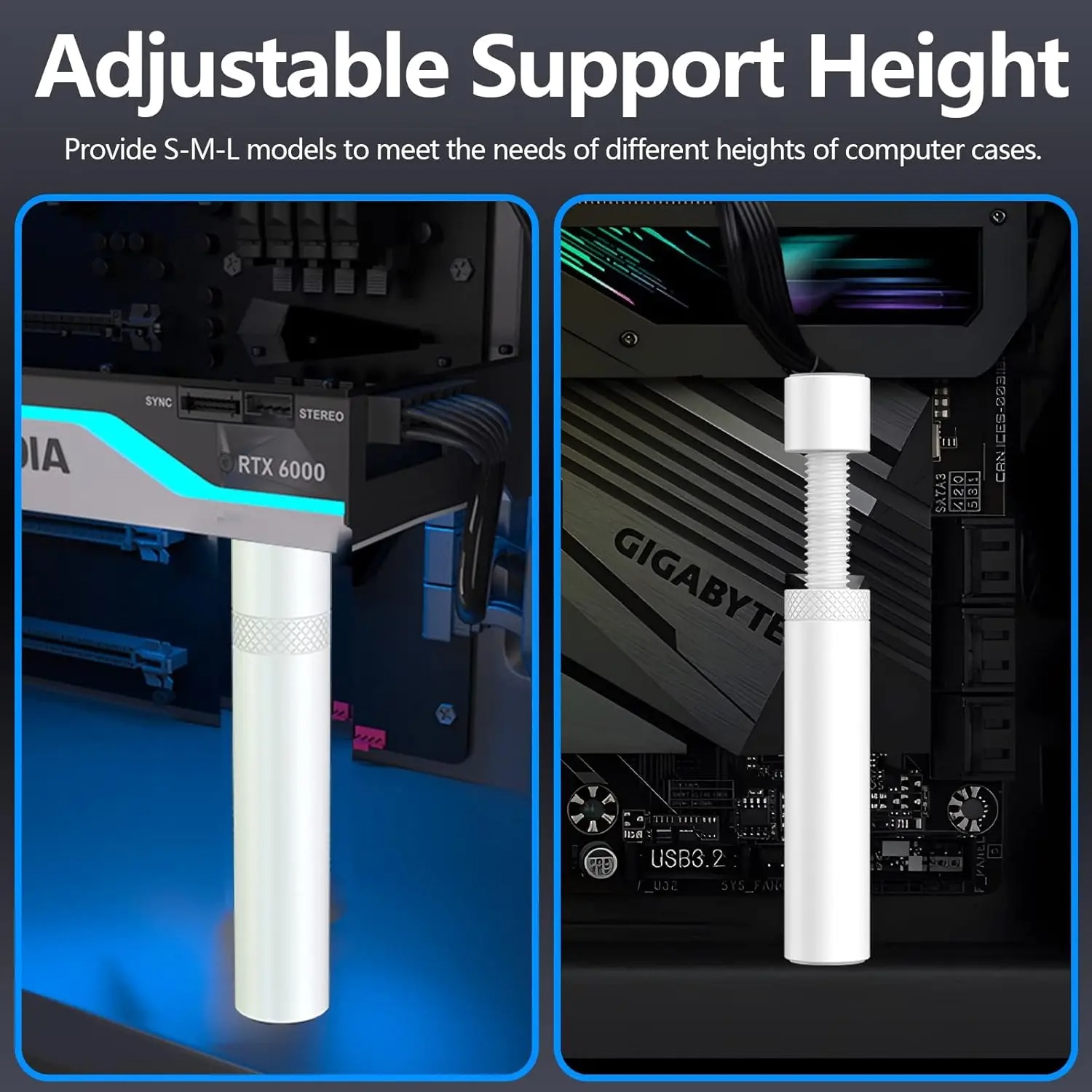 Aluminum GPU Anti Sag Bracket, - Pc Gaming Graphics Card 评论和价格